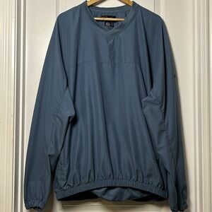 FootJoy Golf Blue Pullover Windbreaker Jacket Performance Lightweight Style